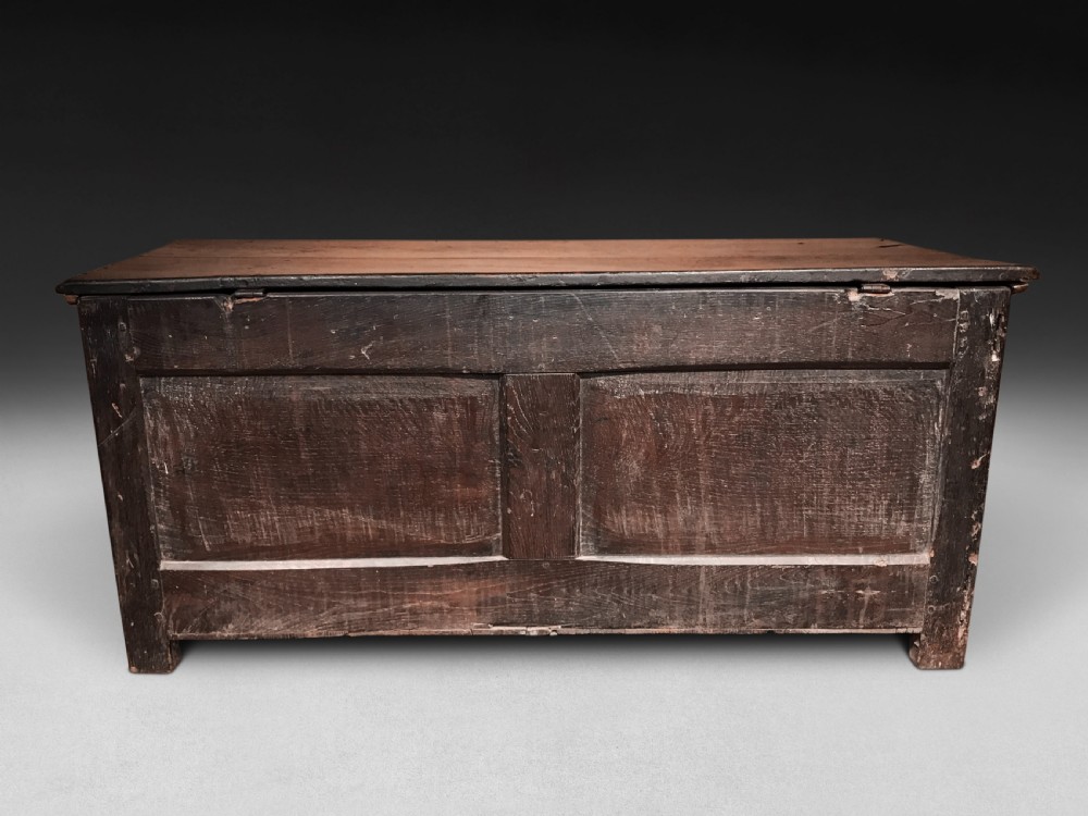 Charles II Serpent Carved Oak Coffer View IX