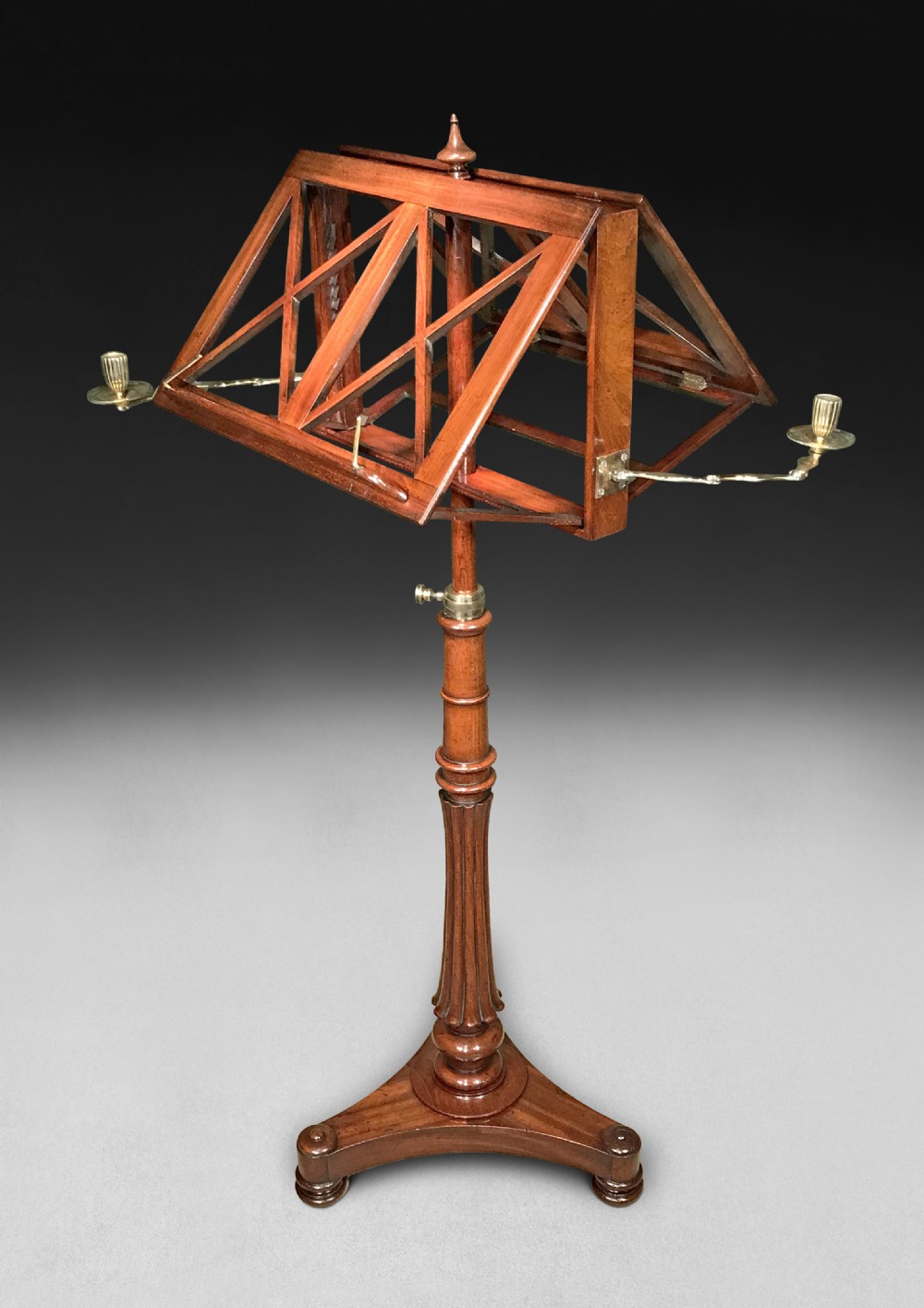 Regency Mahogany Duet Music Stand
