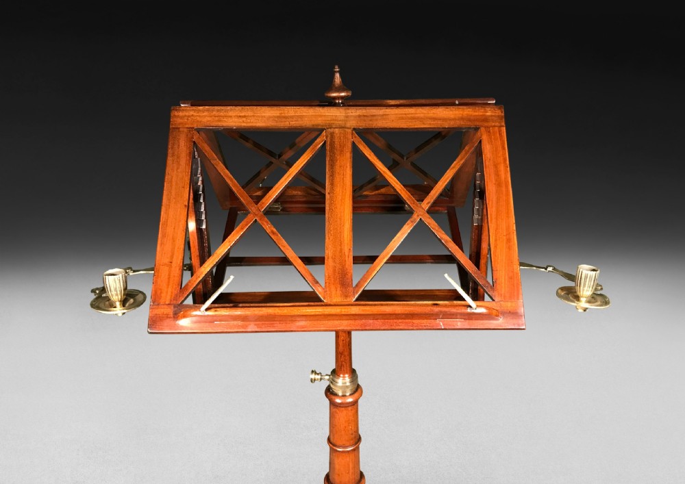 Regency Mahogany Duet Music Stand View III