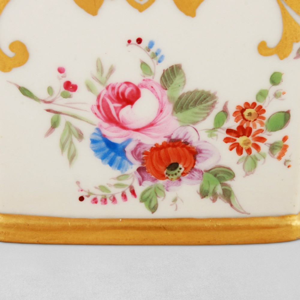 Pair of Rockingham Porcelain Tea Canisters View V