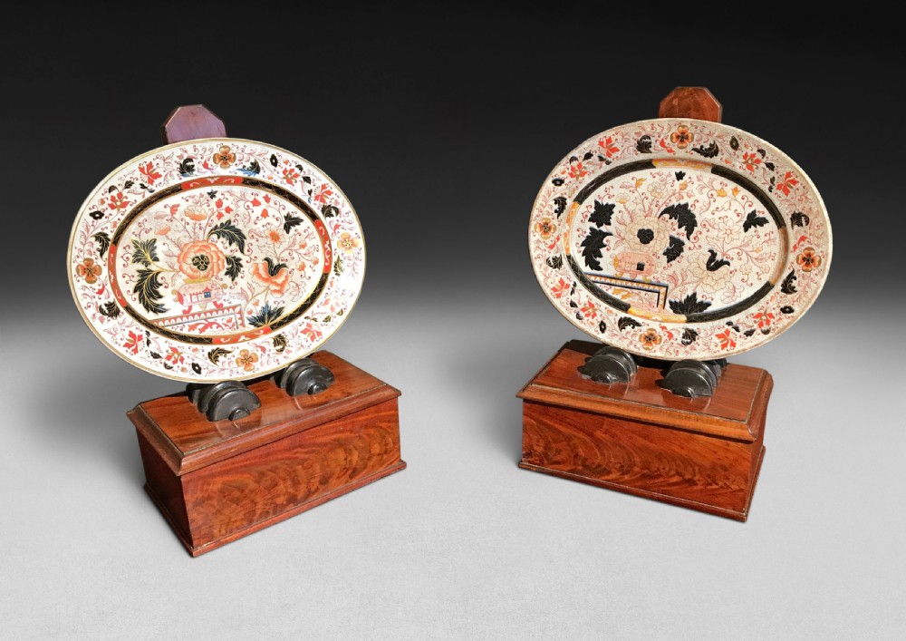 Gillows Pair of Regency Mahogany Salver Stands View II