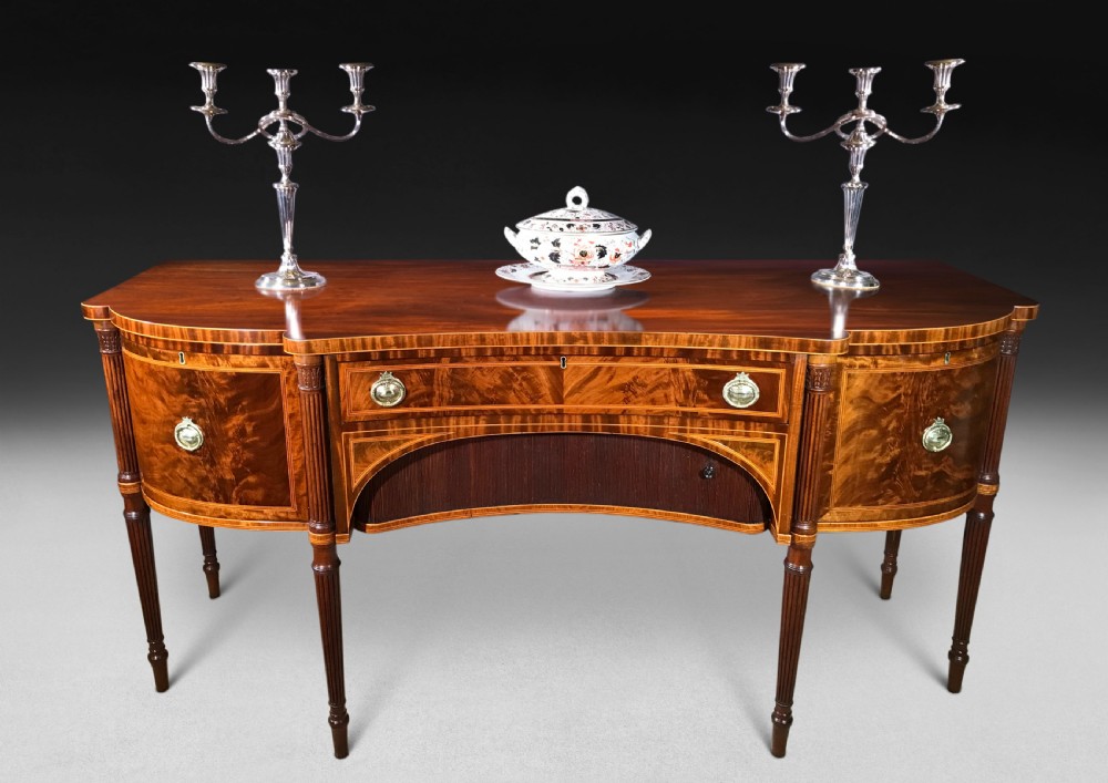 Gillows Regency Mahogany Inlaid Sidetable 