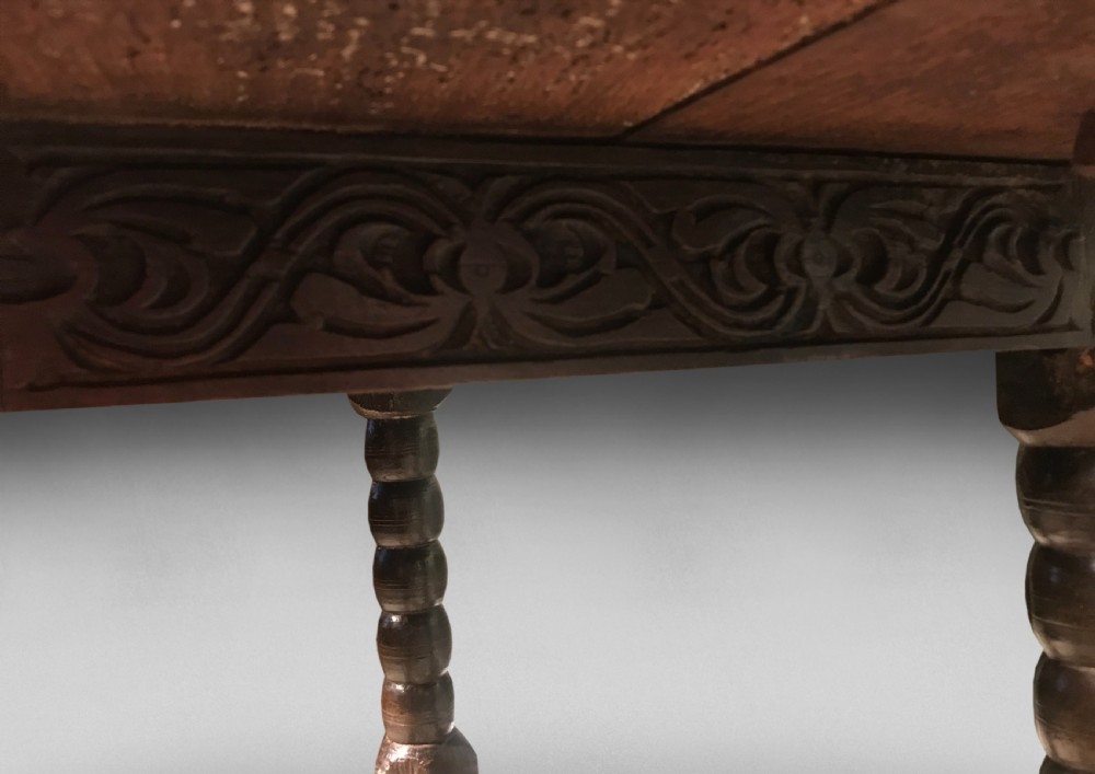 A rare 17th Century Oak Cricket Table View III