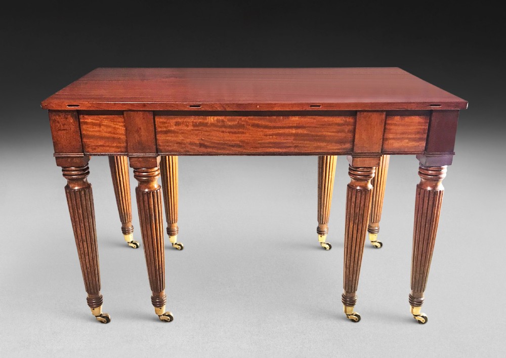 Gillows Patent Mahogany Extending Dining Table  View V