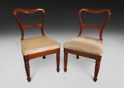PAIR OF GILLOWS REGENCY ROSEWOOD CHAIRS