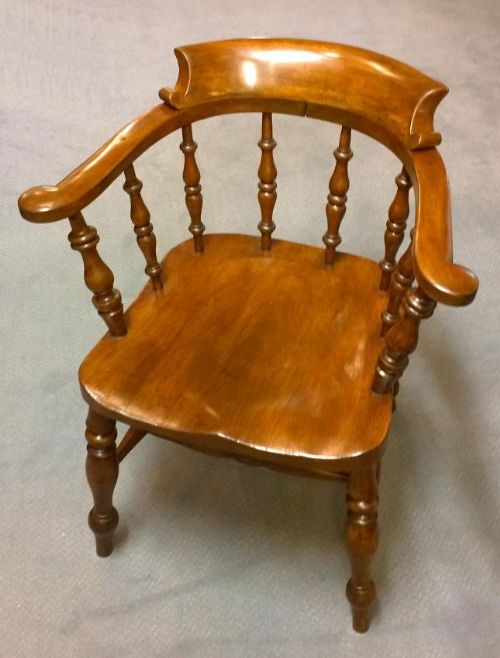 19th Century Captains Chair, Desk Chair.