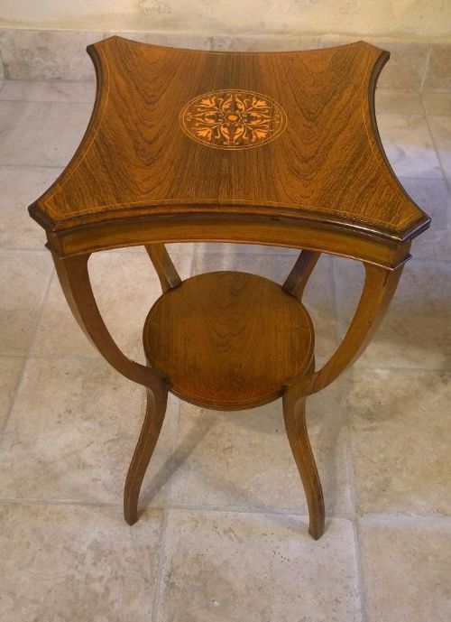 Inlaid Rosewood Occasional Table, Lovely Orginal Condition.