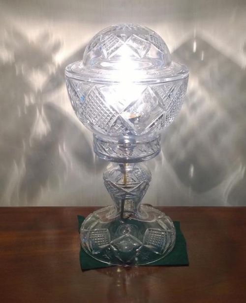 Glass Crystal Table Lamp