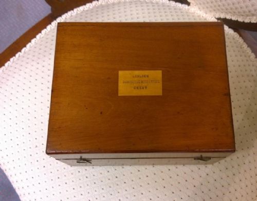 Small Medicine Chest in Mahogany for Leslie
