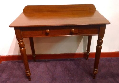 Pretty 19th Century Mahogany Side/ Writing Table or Dressing Table,
