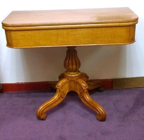 Really Clean Golden Oak Card Table