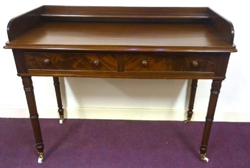 19th Century Mahogany Writing Table or Side or Dressing Table.