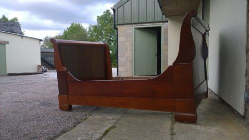 fig 1. 'Bateau Lit' French Mahogany bed in great condition