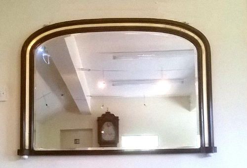 Arch Top Overmantle / Wall Mirror