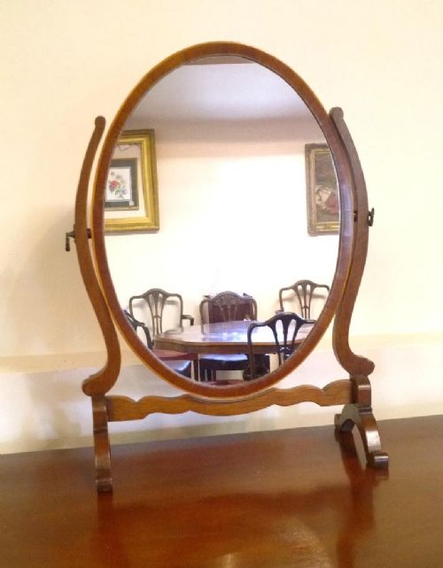 Mahogany Dressing Table Mirror / Toilet Mirror