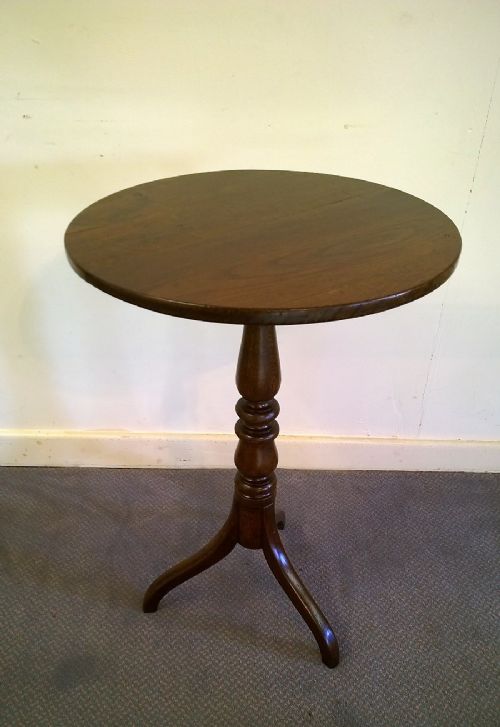 Early 1800s Oak Wine Table, Lamp Table.
