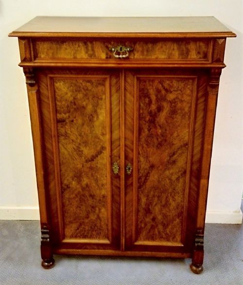Walnut Cabinet with Superb Burr Graining