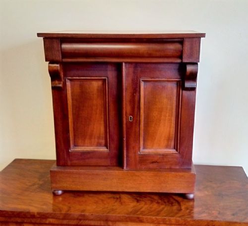 Miniature Mahogany Chiffonier / Cabinet