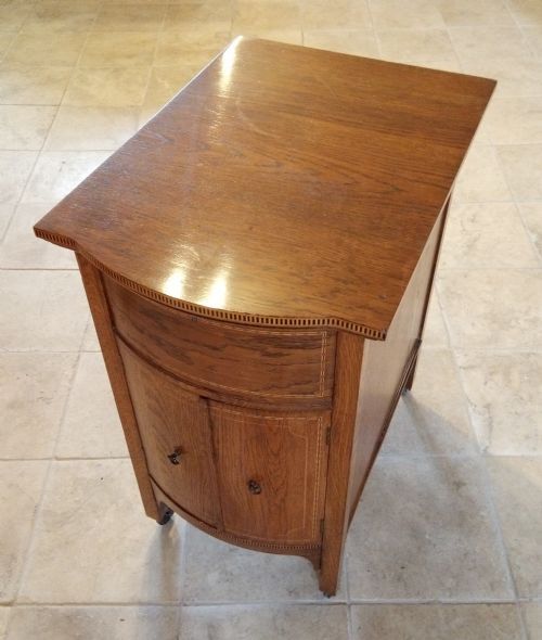 Inlaid Oak Cabinet, Superb for Drinks Cupboard