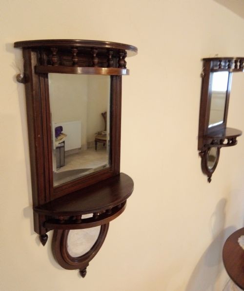 Pair of  Wall Shelf Mirrors, Very Versatile.