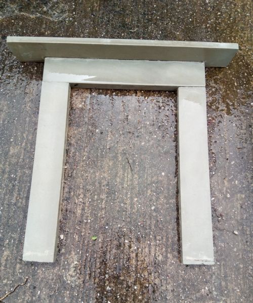 Lovely Simple 19c Stone Fire Surround from Yorkshire Cottage.