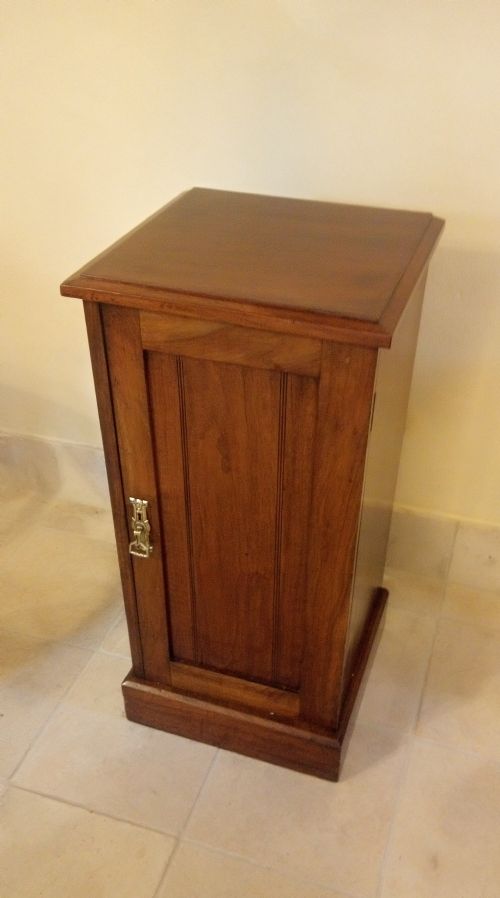 Clean Walnut Bedside Cabinet Circa 1900