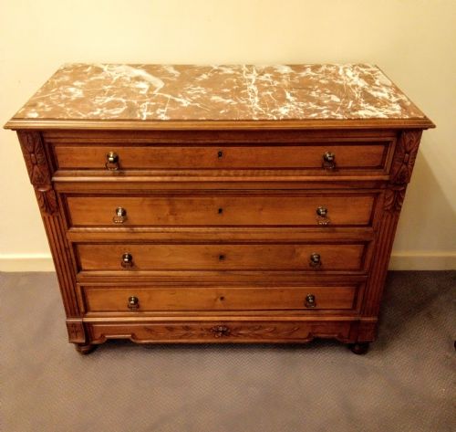 French Walnut Chest of Drawers