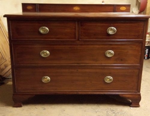 Inlaid Mahogany Chest of Drawers, Lovely Quality and Condition
