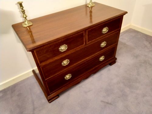 Inlaid Mahogany Chest of Drawers Superb Condition