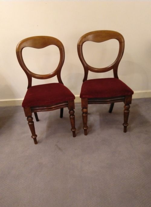 Balloon Back Dining Chairs from 1800s