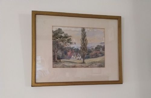 Attractive Water Colour. Good Frame and Mount.