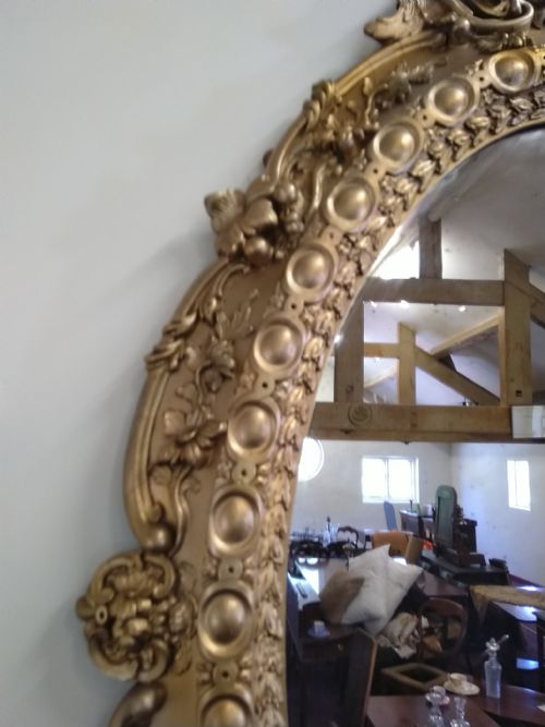 IMPRESSIVE 19THC GILT MIRROR - ADDITIONAL PHOTO 1