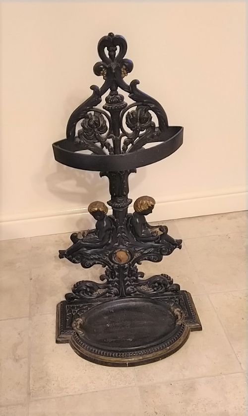Cast Iron Umbrella / Stcik Stand 19th Century