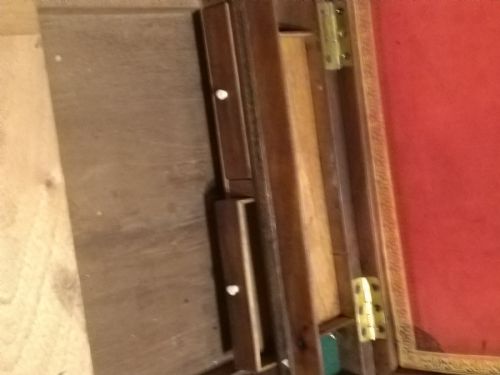 19THC MAHOGANY WRITING BOX SLOPE - ADDITIONAL PHOTO 7