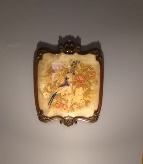 fig 1. Victorian Tapestry in well detailed mahogany frame