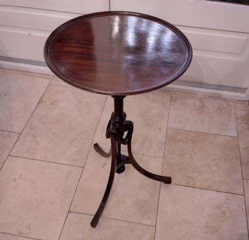 Mahogany Pedestal Wine Table or Jardiniere Stand