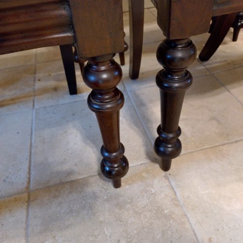 EIGHT 19TH CENTURY MAHOGANY BALLOON BACK DINING CHAIRS - ADDITIONAL PHOTO 2