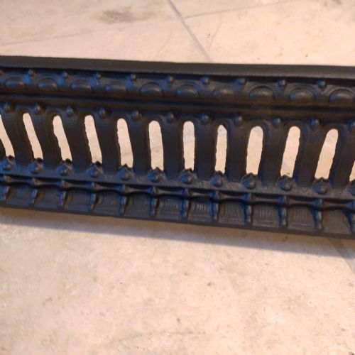 CAST FIRE BACK WITH GRATE AND FENDER VERY SOLID - ADDITIONAL PHOTO 7