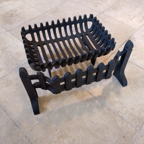 Cast Fire Basket Shaped Grate with Cast Fire Front