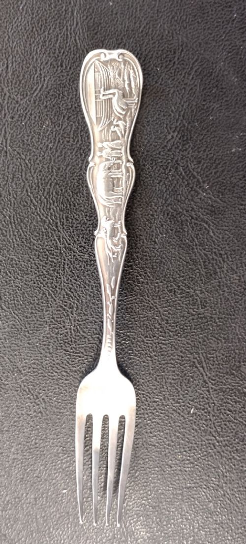 Pretty Silver Fork with Birmingham Assay 1907