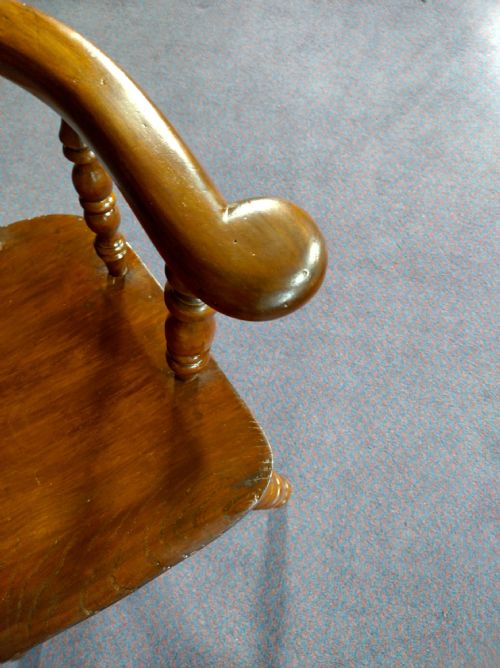 19TH CENTURY CAPTAINS CHAIR GREAT FOR A DESK - ADDITIONAL PHOTO 2