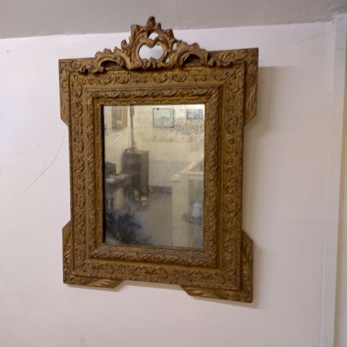 WELL DETAILED FRENCH GILT MIRROR - ADDITIONAL PHOTO 1