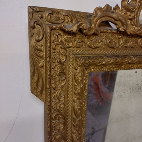 WELL DETAILED FRENCH GILT MIRROR - ADDITIONAL PHOTO 2