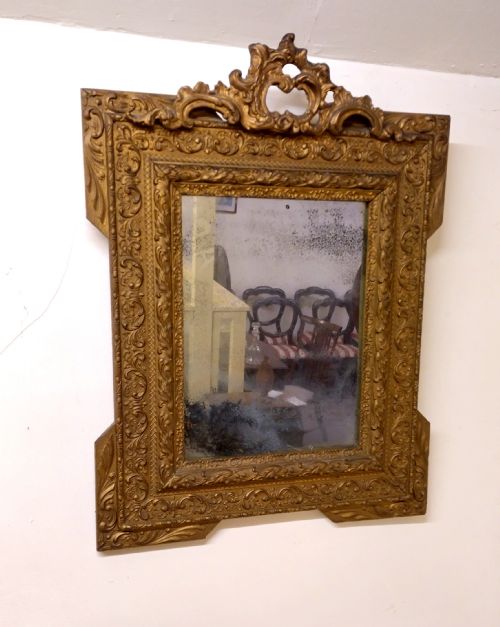 WELL DETAILED FRENCH GILT MIRROR - ADDITIONAL PHOTO 5