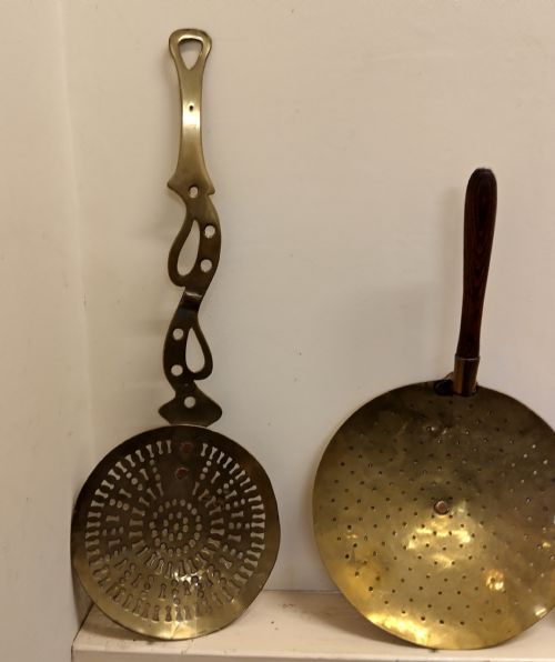 CREAM SKIMMERS IN BRASS 4 OFF - ADDITIONAL PHOTO 8