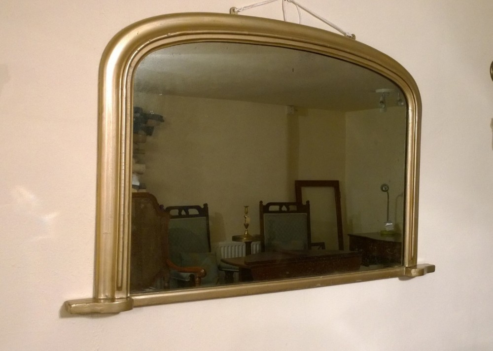 Arch top Victorian Gilt mirror