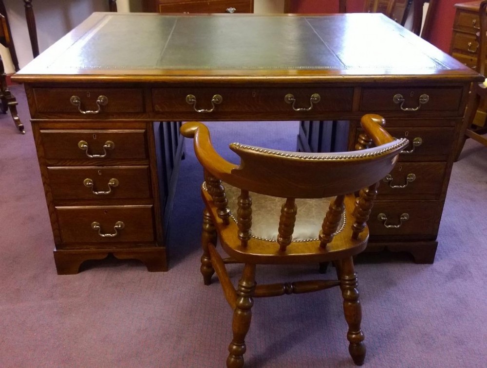 Oak Partners Desk, Early 1900s