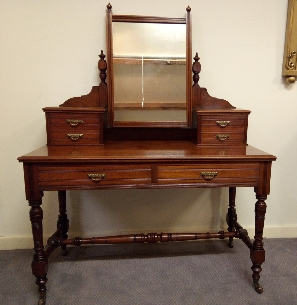 Really clean walnut dressing table circa 1900 View II