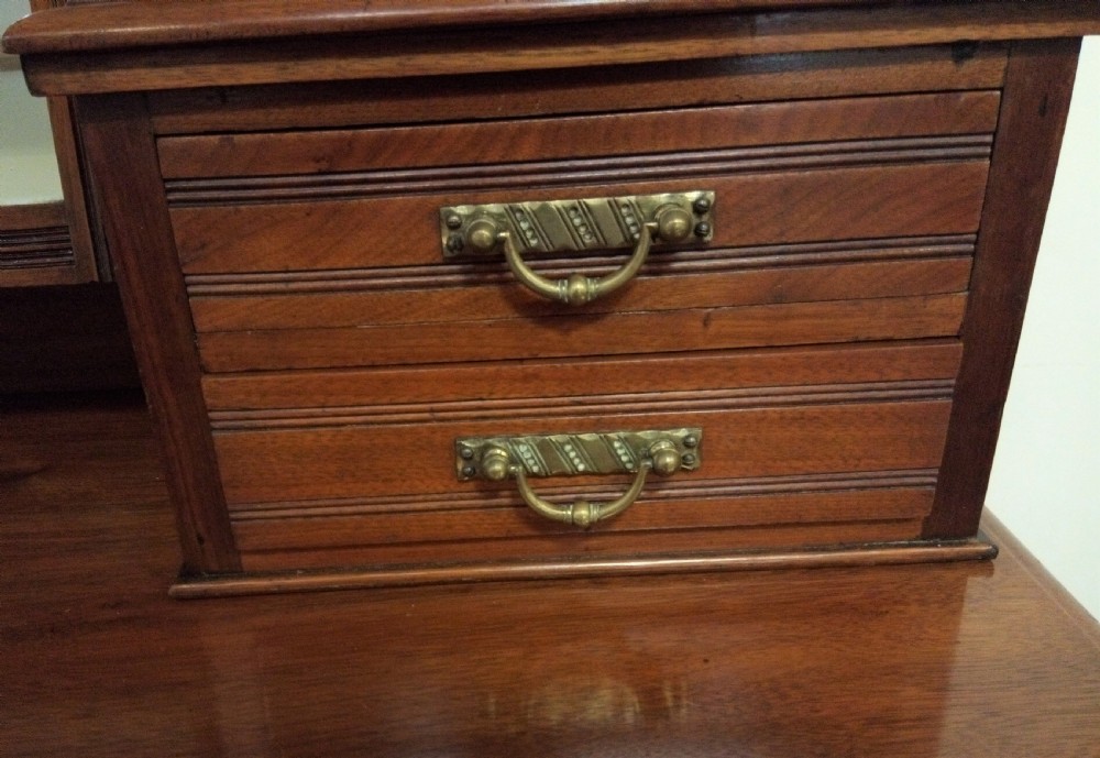 Really clean walnut dressing table circa 1900 View V