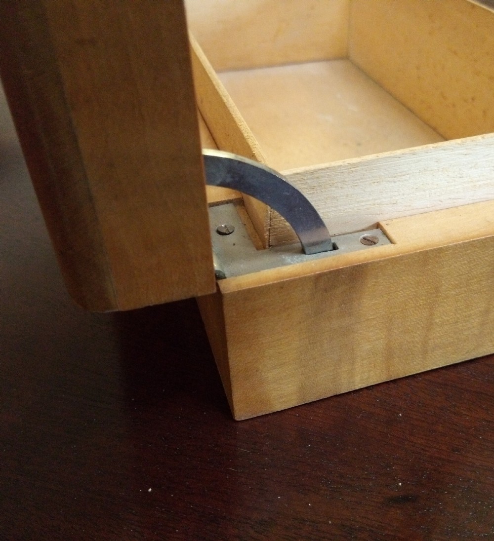 Small Deco box, make great jewellery box View V